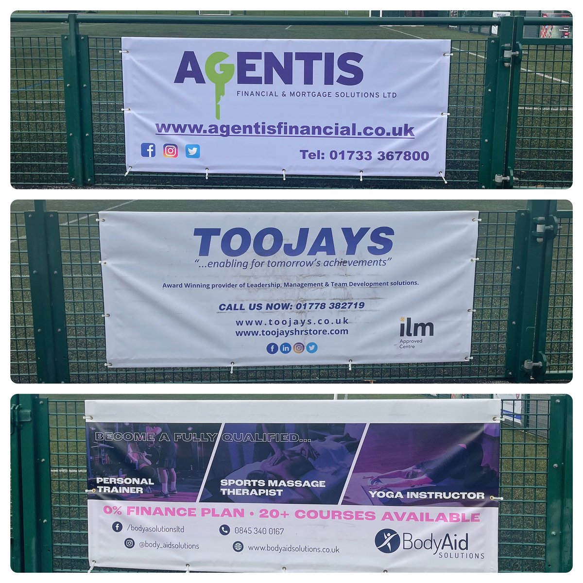 NethertonSports's tweet photo. Thank you to our sponsors for their pitch side ground banners @ChromaSport @FisherPrint_TLC @TTHRC @BAidSolutions @1Touch16Academy @AgentisL Marcel A. Wilson Management Ltd

Anyone interested in a banner please contact Steve.Gould@nethertonutd.com https://t.co/7uFuLgKGQ3
