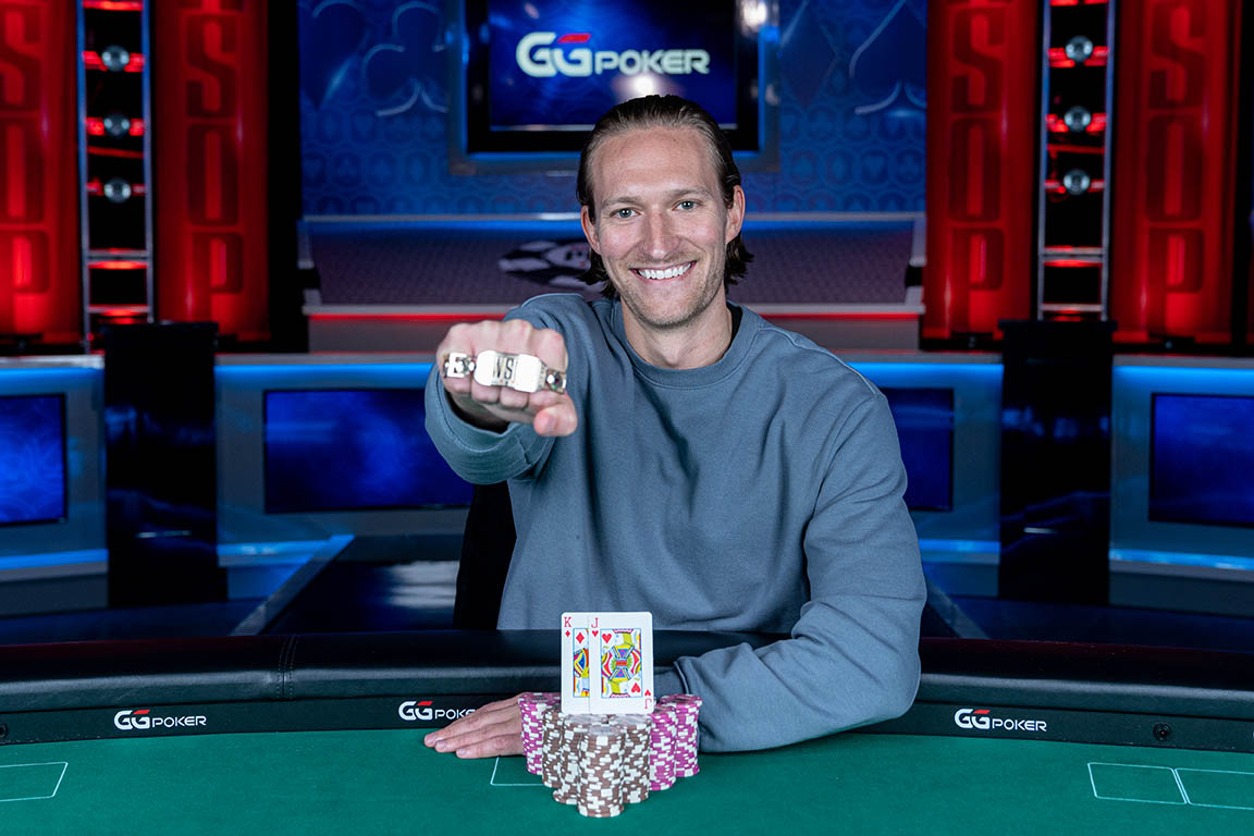 WSOP's tweet image. Michael McCauley outlasts 1,025 players in the $1,000 NLH Super Turbo to earn $161,384 and his first WSOP bracelet.
📸: @timeweavers 
wsop.com/tournaments/up…