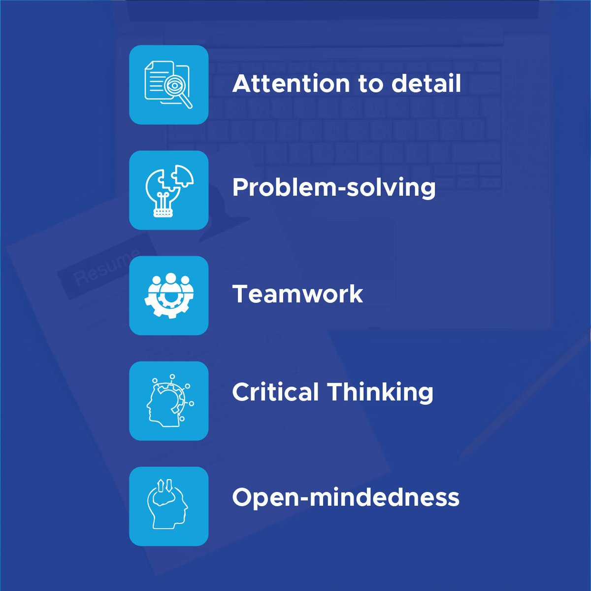CVPortalNG's tweet photo. Develop these soft skills and have them in your resume. There are several courses, seminars, webinars, and books that can help you build these skills. Digest them and add them to your CV to boost your employment prospects

#CVPortal #CVPortalNG #careerplanning #careerguidance⁣ https://t.co/VHrnf1qLSd
