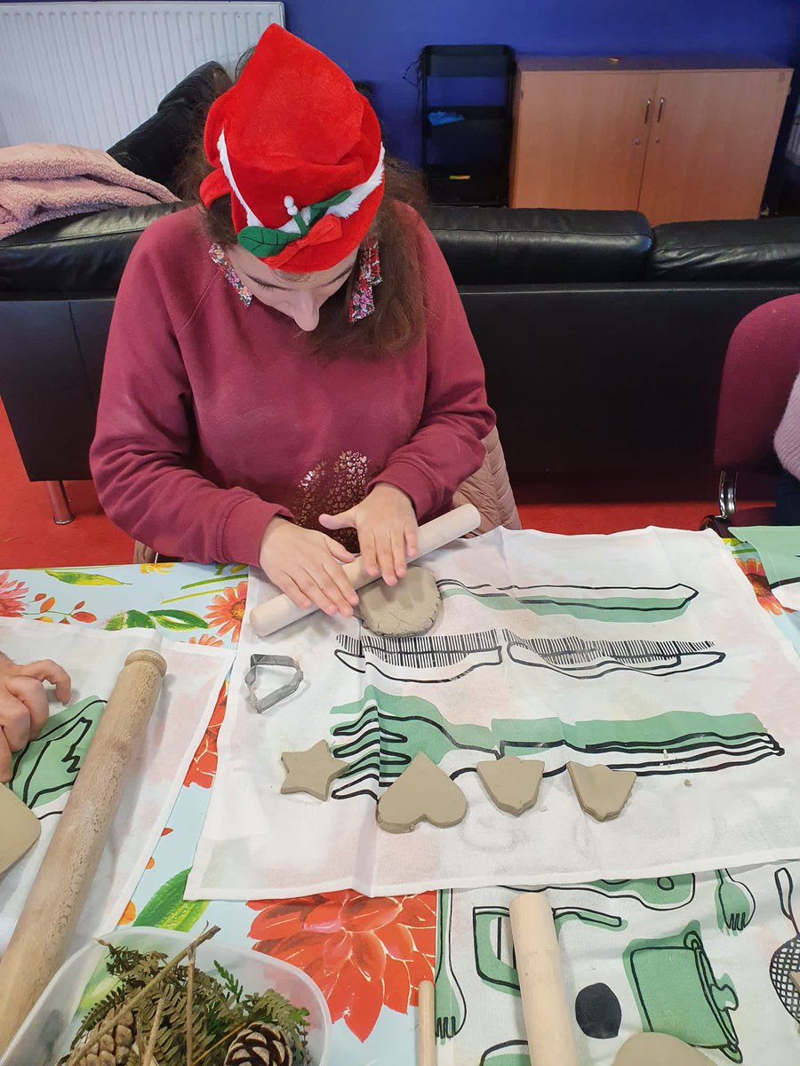 AutonomieInfo's tweet photo. It’s beginning to look a lot like Christmas at Autonomie as our talented #Freedom2ChooseProg Young People have been making their very own ceramic Christmas decorations at Shaftsbury Community Centre, Belfast. https://t.co/mAlehNoa6d