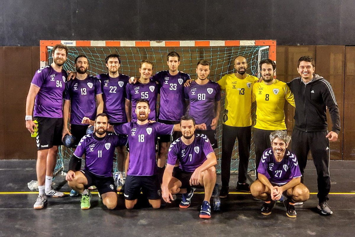 Les SM3 signent leurs plus large succès de ce début de saison. Score 22-38 face au CSM finances 
Bravo Messieurs et allez le PUC ! 
#Handball #PUC #Victoire