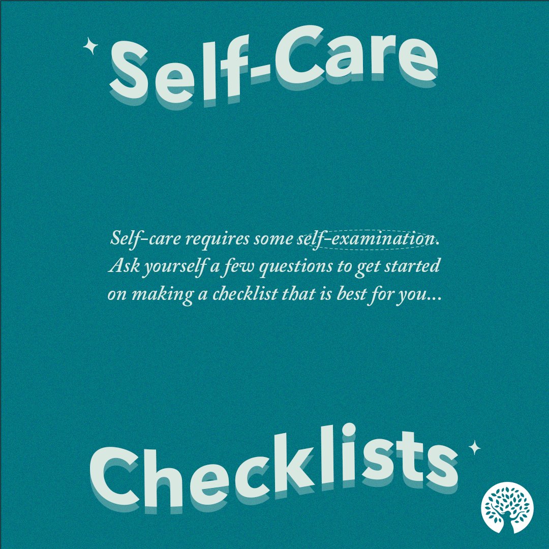 EatingRecovery's tweet photo. Make self-care a priority by exploring some of the items on this self-care checklist! Cross off what doesn’t fit your life right now and add the things that do: https://t.co/Eyreyz8GaF https://t.co/5muqJLAIbA