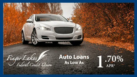 FingerLakesFCU's tweet photo. Don't Miss Out on the Year End Deals! Get pre-approved with our auto loan rates starting as low as 1.79% APR* for 48 months. Now is the time to apply with Finger Lakes FCU. Call (315) 751-1334 or Visit our Website at https://t.co/GyI8bg4OYF or Apply Now at https://t.co/ndb027nQP8 https://t.co/r9PRNrmgwG