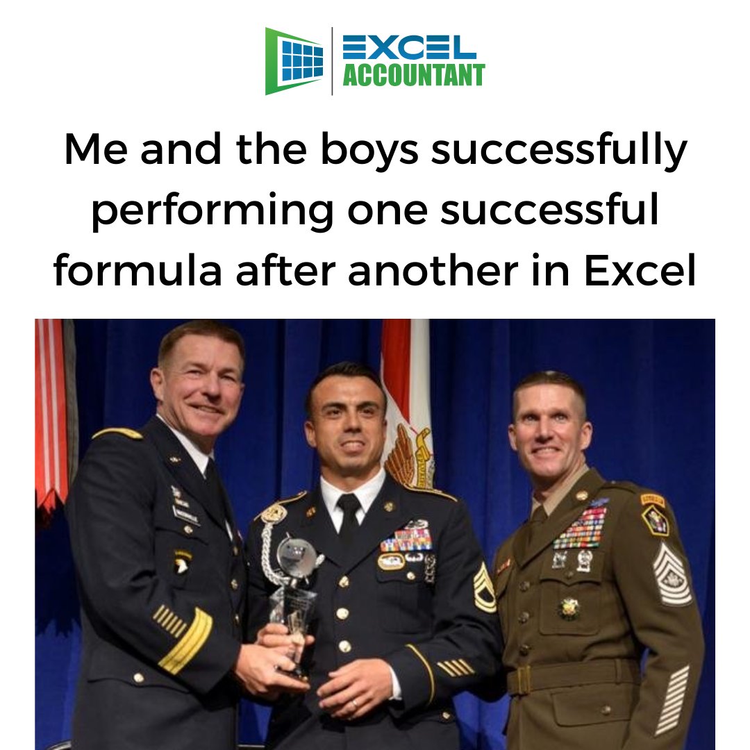 excel_account's tweet image. We're champions of Excel 😂😝
.
.
.
#excelmemes #excel #excelhumor #msexcel #exceltips #exceltricks #funnymemes