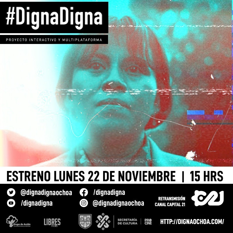 dignadignaochoa's tweet photo. #DignaDigna es un proyecto que analiza, documenta y visibiliza desde múltiples aristas y plataformas digitales el emblemático y estremecedor caso de la polémica muerte de la defensora de derechos humanos Digna Ochoa. https://t.co/CP1SXoXcrG