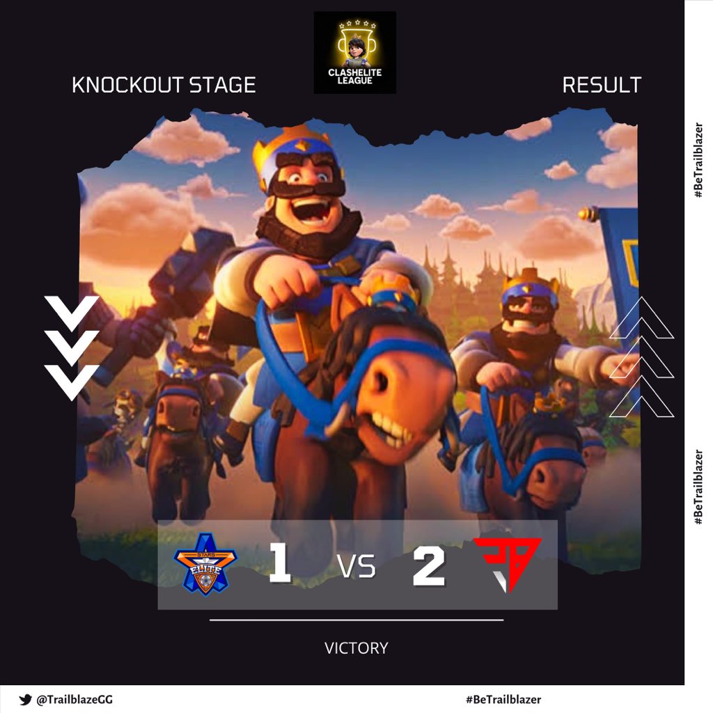 TrailForceCR's tweet photo. 💫Victory 

🏆@CE_League_gg 
🆚@StarsElitegg 
📊2-1

🎨GFX - @AnkyGG 

#BeTrailblazer https://t.co/RQNKhoXL59