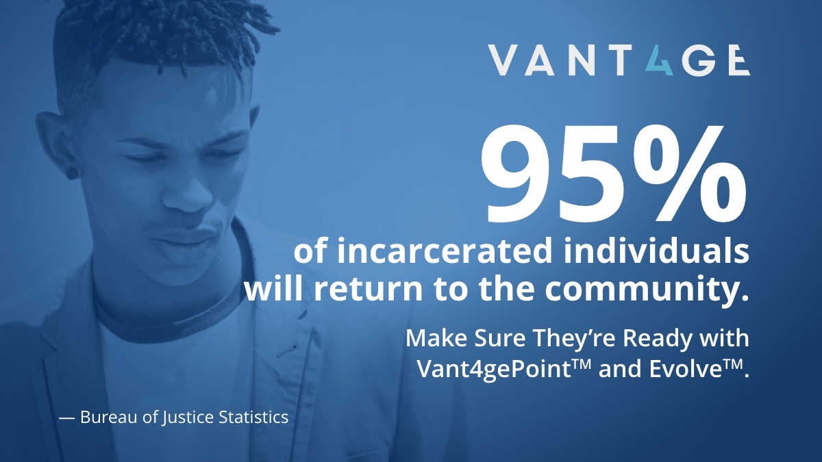 It’s critical to have the necessary tools to streamline rehabilitation and #reentry for subjects in your care. 

Get access to AI-powered decision support, business intelligence, and advanced reintegration tools w/ Vant4gePoint and Evolve.

Schedule a demo today - Link in bio.