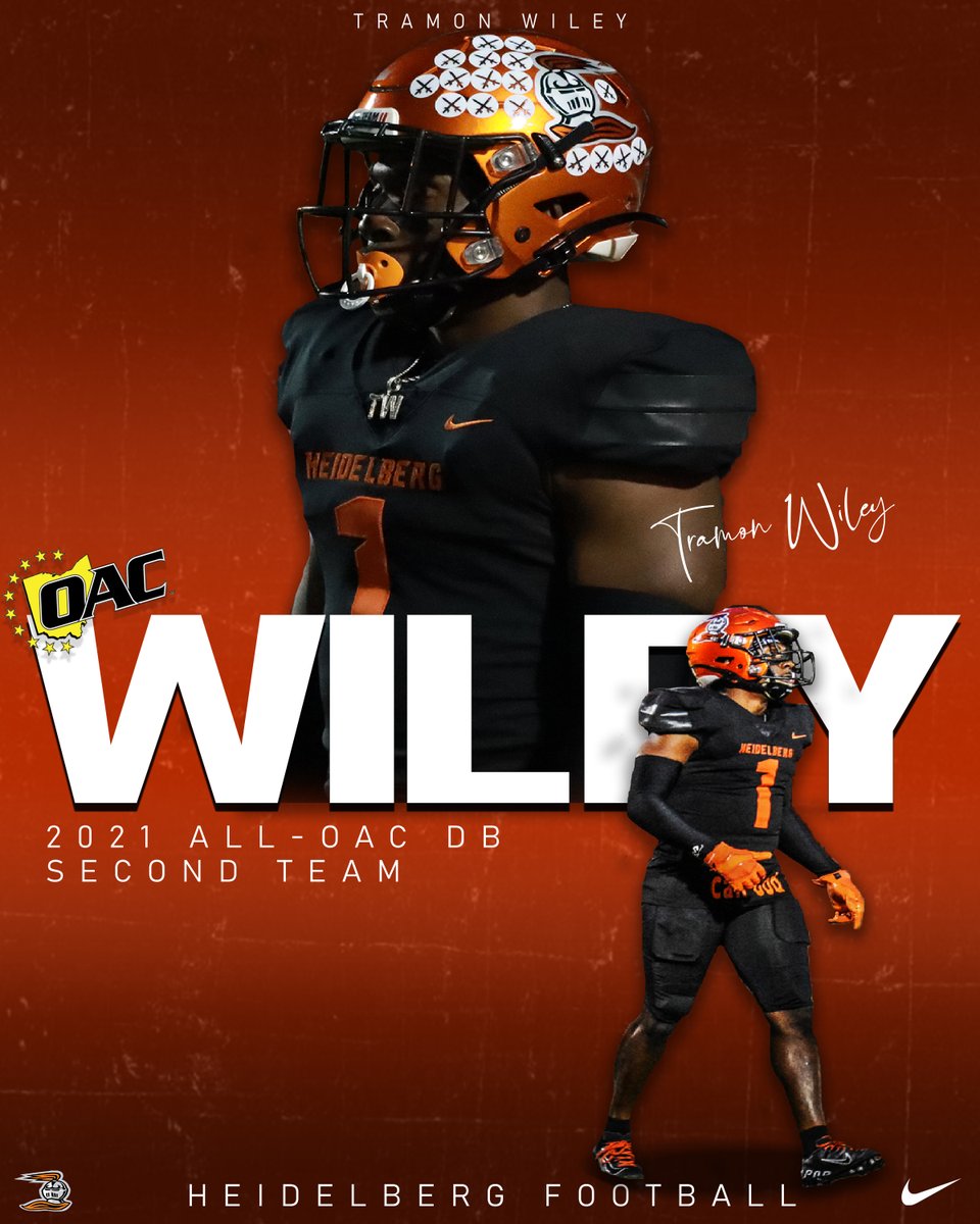 Coach_Donaldson's tweet photo. Tramon Wiley (SR. Detroit, MI)
2nd Team All-OAC DB

As a cover corner Tray's stats didnt reflect his impact on our defense this year. He had 24 tackles, 2 TFLs and 1 INT. 

This is Tray's 3rd All-OAC selection

#CH49 #BergGang https://t.co/DWwVvQKm9n