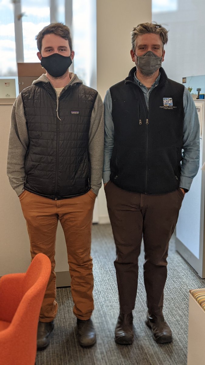 UMBS's tweet photo. In other news, @UMBS staff fashion has reached a new low in creativity ;) (Jason reppin' @OBFSFieldBio) #VestCrew #Twins #BugCamp https://t.co/lqTL41wL94