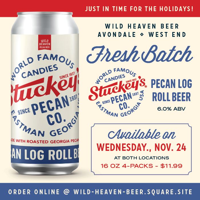 BeerWildHeaven's tweet photo. Thanksgiving Week at Wild Heaven (Open Noon Daily!) - #thanksgivingbeer #weloveatl #georgiahttps://mailchi.mp/wildheavenbeer.com/this-weekend-in-wild-heaven-3021427 https://t.co/USi4tZdZ8h