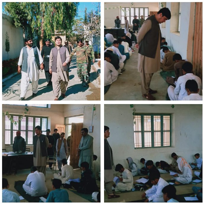 ڈپٹی کمشنر موسی خیل یاسر حسین کا گورنمنٹ ہائی سکول محمود آباد کا دورہ جہاں انہوں نے اسکول اسٹاف سے ملاقات کی، اسکول کی صفائی ستھرائی کا جائزہ لیا اور سکول میں جاری جماعت ہشتم کے امتحانی مرکز کا بھی دورہ کیا۔
<a href="/ChiefSecretary/">Chief Secretary</a> <a href="/CMDUBalochistan/">Chief Minister Delivery Unit - Balochistan</a>  <a href="/CommissionerZh1/">Commissioner Zhob</a>