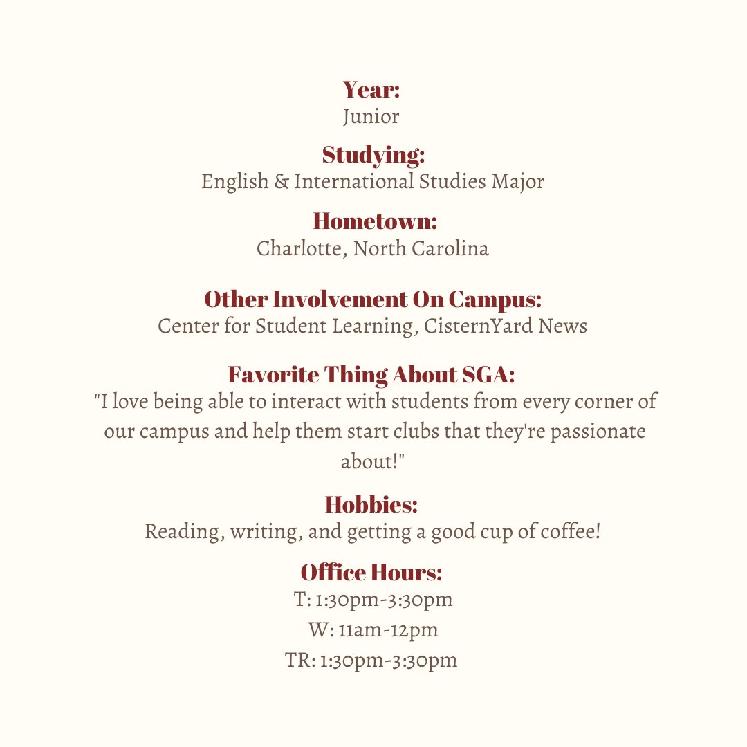 Meet your Secretary Margaret Bruce!