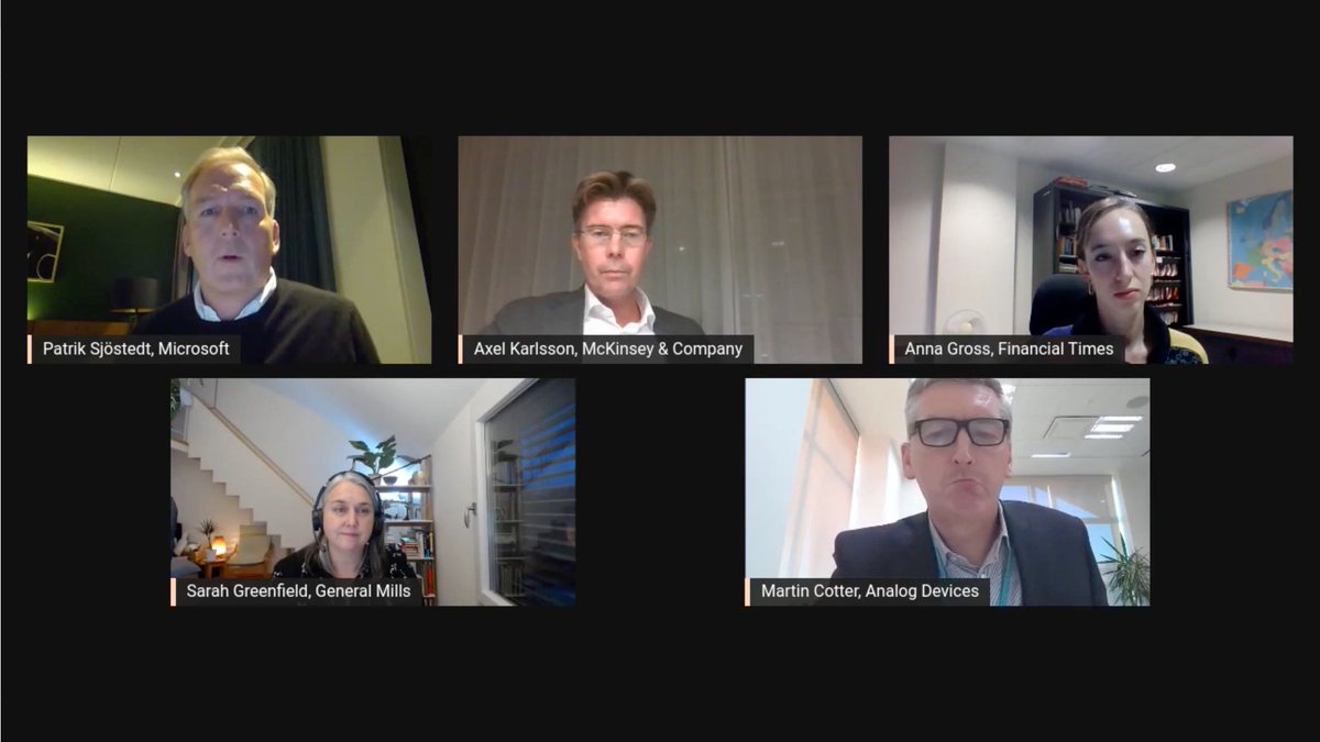 ftlive's tweet photo. (3) 'In the short term what we see is a lot of effort going into investing in new technologies and modernising supply chains...building on existing infrastructure.' @PatrikSjoestedt, @Microsoft https://t.co/XDoEPdiE2E