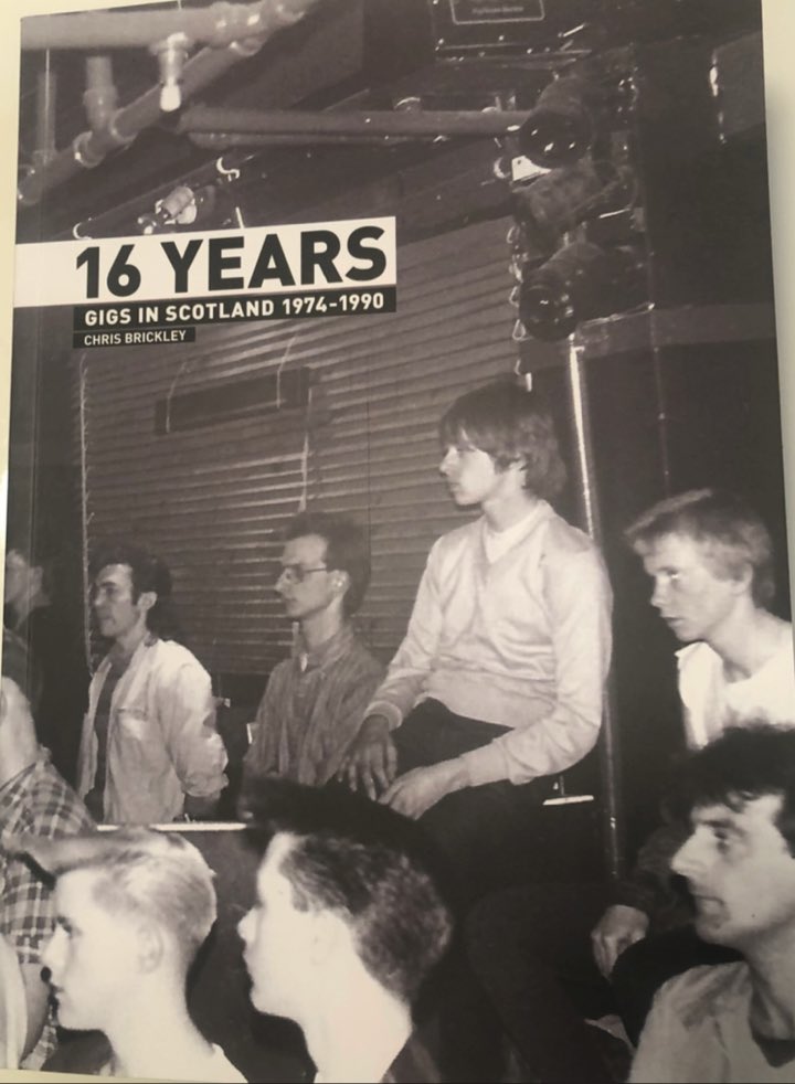 MaureenDunlop1's tweet photo. Loving this great gift, reliving my youth at #NiteClub #Coasters #Odeon and many others whilst at Edinburgh Uni, as well as #NightMoves #Apollo etc back home in Glasgow. Thanks @tottiscone @vmw1 for the book and being gig buddies #16Years by #ChrisBrickley #Scottishgigs ❤️ https://t.co/4y5yvyomb5