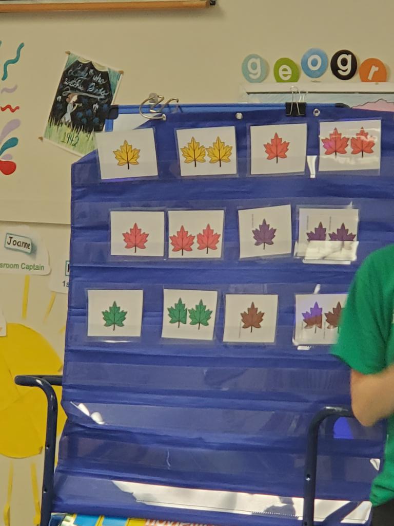 1HFirstGrade's tweet photo. Profe is helping us practice colors, numbers, and words like amigos, familia, and comida. https://t.co/DRkwt2ZqqQ