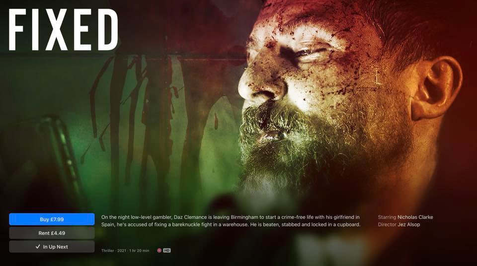 MrLSaunders's tweet photo. So @FilmFixed is out today on Amazon Prime, Apple TV, Sky Store, Google Play &amp; Xbox. Check it out, it’s great! https://t.co/B8wq6V8Jby