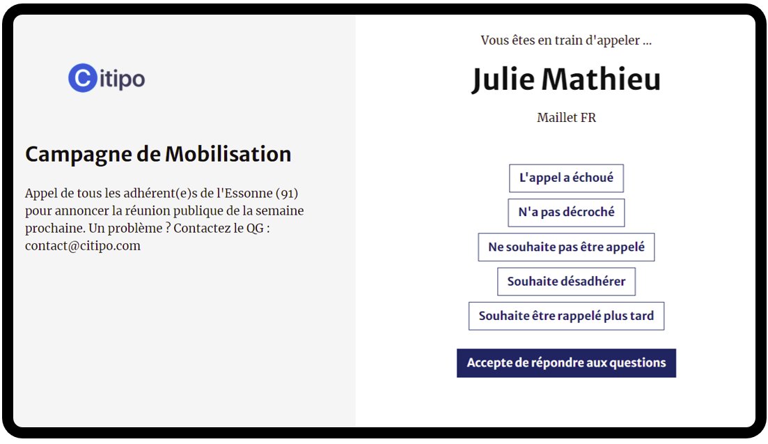 ☎️👥Une campagne efficace est une campagne proche du terrain. 

Créez des interactions de qualité avec vos sympathisants grâce à notre🆕nouveau module de campagnes d'appels !

En savoir plus 👉citipo.com/fr/blog/45eMBS…