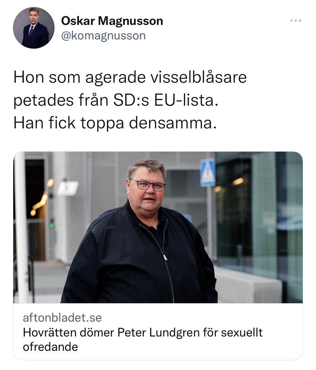 ozznujen's tweet photo. Ett parti med egna ”sharia lagar” och regler. @sdriks hatar kvinnor mer, mycket mer än dömda sexbrottslingar så länge den dömde är vit och röstar rätt. 🤷🏻‍♂️ #Hederskulturen har aldrig varit importerad, den är själva ”essensen” i deras parti och kultur. #svpol #fempol #heder #kultur https://t.co/cu4zSkEGxH