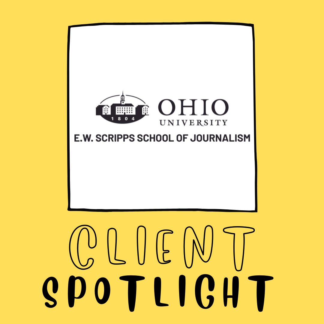 1804OU's tweet image. Our next client we would like to spotlight is @scrippsjschool !

1804 Communication members have had such a fun time working with E.W. Scripps School of Journalism to implement marketing and communication strategies.