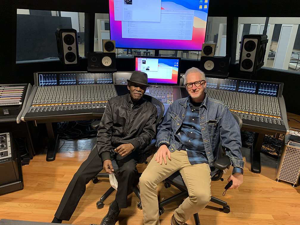 dmidsu's tweet photo. Songwriter Don Bryant (I Can't Stand the Rain) and Emmy winning and Grammy nominated Composer/Engineer/Producer Scott Bomar (Al Green, Cyndi Lauper, The Bo-Keys) visited DMI's Studio A last week. @presidentDSU @DeltaState @DSU_Foundation https://t.co/dL68kg4qQc