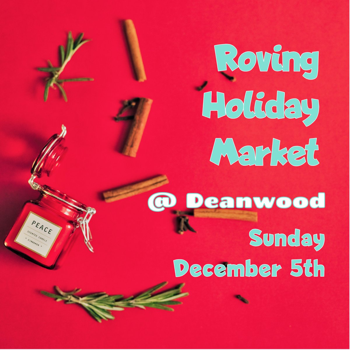 Roving Holiday Market coming to Deanwood at 5200 Foote St. NE on Sunday Dec. 5th from 12pm to 4pm. Save the Date Now! ❤ #deanwood #iamdeanwood #dhms #wardseven #supportsmallbusiness #supportyourneighborhood #holidaymarket #treatyourself #bringyourfriends