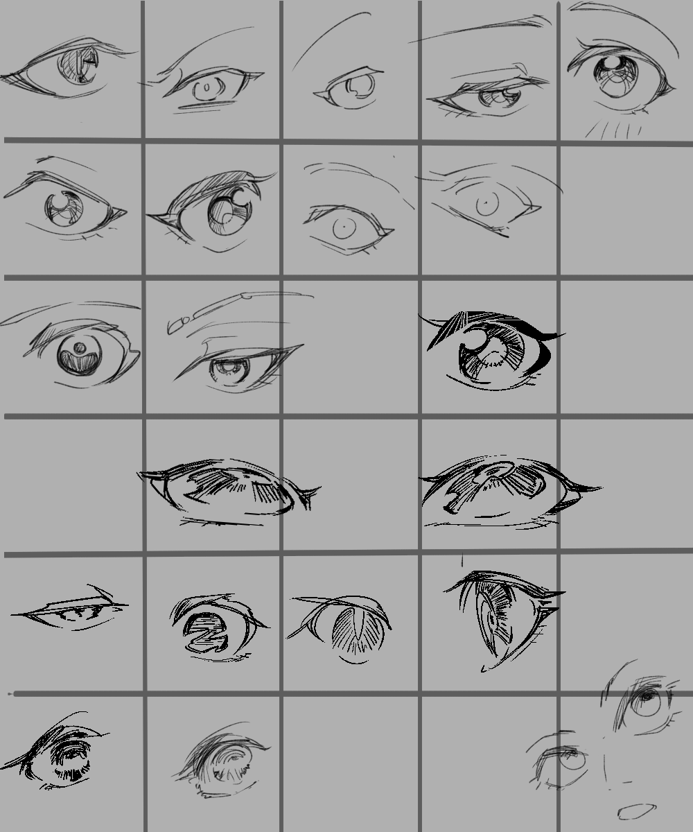 全体のバランスとか考えずに目だけ描くの楽しい 