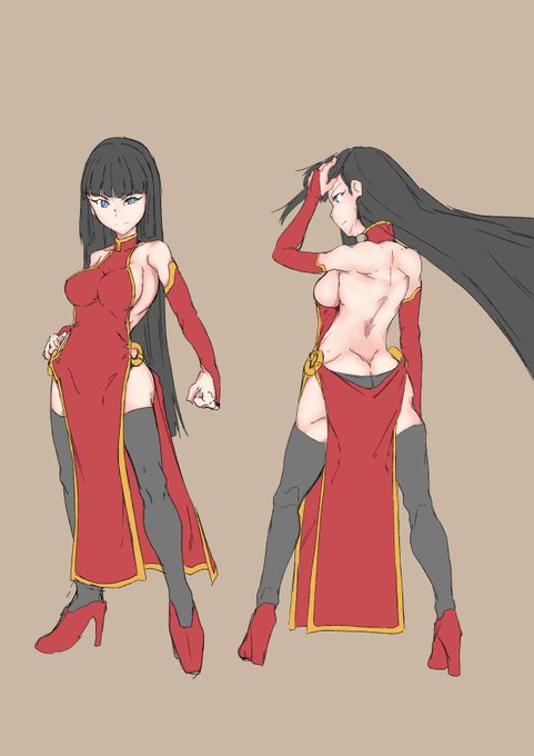 自分のキャラくらいちゃんと描けてもろて(ミスに気づいて上げ直し) 