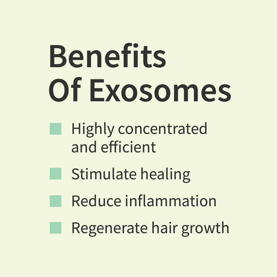 solveclinics's tweet photo. What are the benefits of Exosome hair loss treatment? And, what the heck is it? ⁠
⁠
Exosomes are stem cell derived and stimulate the body’s own natural powerful regenerative and growth pathways.⁠ https://t.co/bYCJv0zqC8
