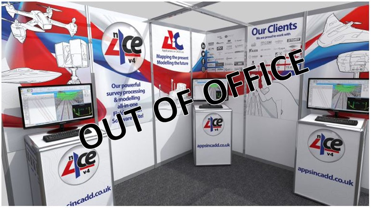 appsincadd's tweet image. AiC will be at the @GEOBusinessShow on Weds 24th &amp;amp; Thurs 25th of November 2021. 
If you need n4ce technical assistance during this time, please email support@appsincadd.co.uk 
We will be in touch as soon as possible to assist you.
Thank you ! #GEObiz #n4cesoftware #exhibiting