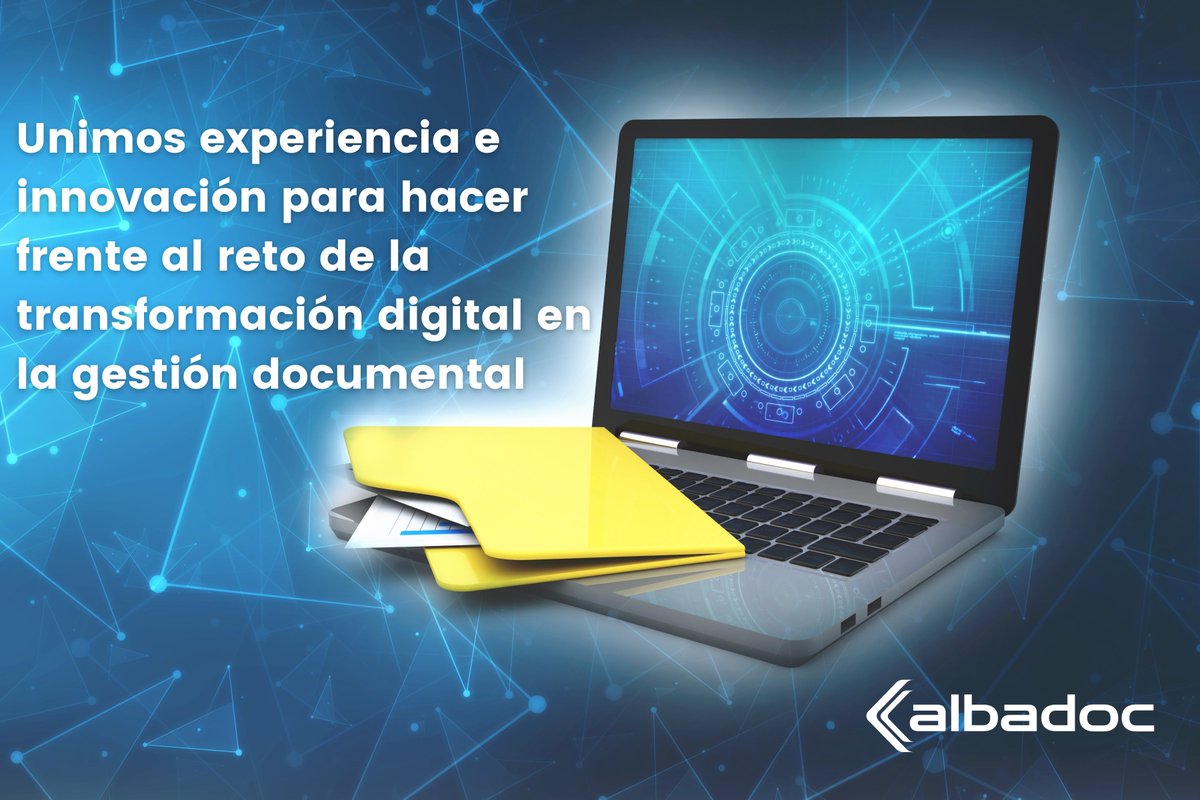 albadoc_es's tweet photo. #TransformaciónDigital 
#AdministraciónElectrónica
#GestiónDocumental
#Albadoc https://t.co/tzaUOlCmZW