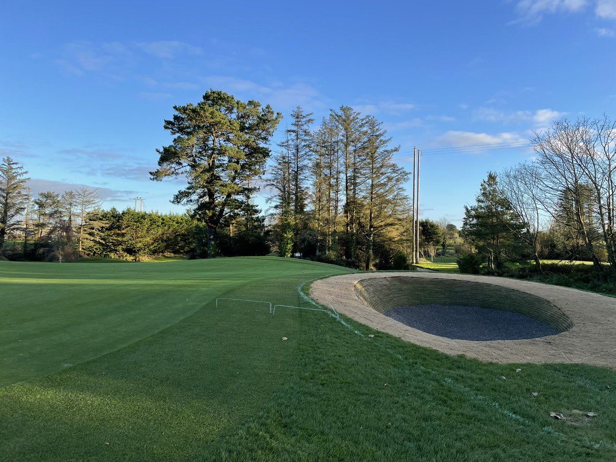 KearneyGD's tweet photo. Great progress @TramoreGolfClub
Bunker remodel 6th 10th and 17th. Areas now ready for turfing. Thanks to @ColinD1983 and team @DARGolf_
@EcoBunkerLtd @flynnerss
#KKGD https://t.co/nsNDm0T6Ud