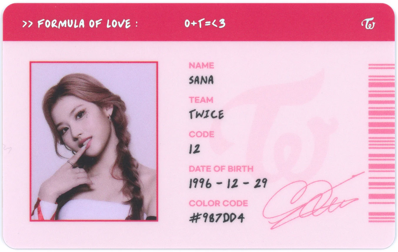 TWICE formula of love サナ njmsjmdct2 on X: 