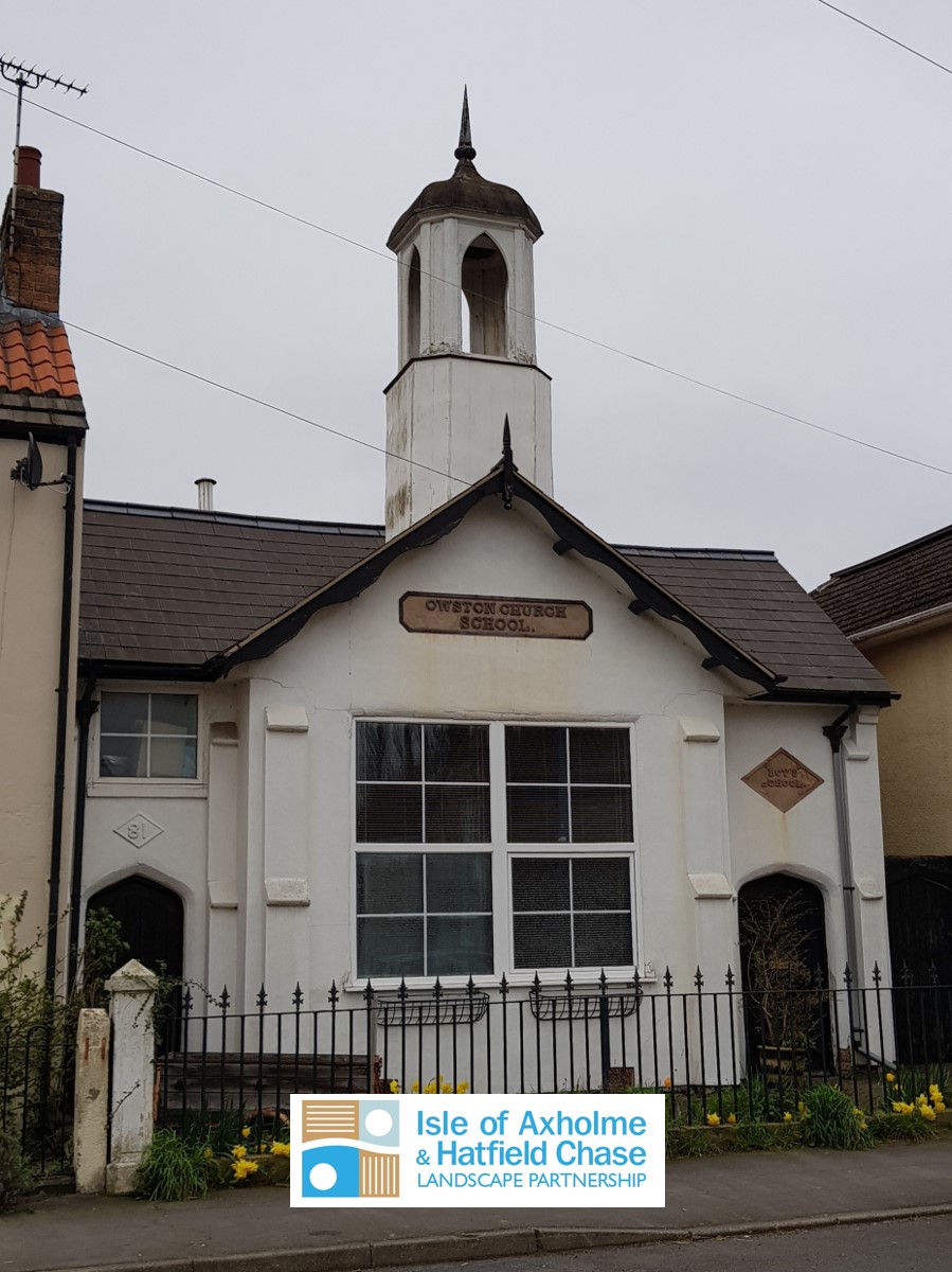 This is the former church school in Owston Ferry, built in 1842 with room for 150 children. The sign above the door still shows the boys entrance although the sign for the girl's entrance has now been replaced with a house number.
#owstonferry #history #school