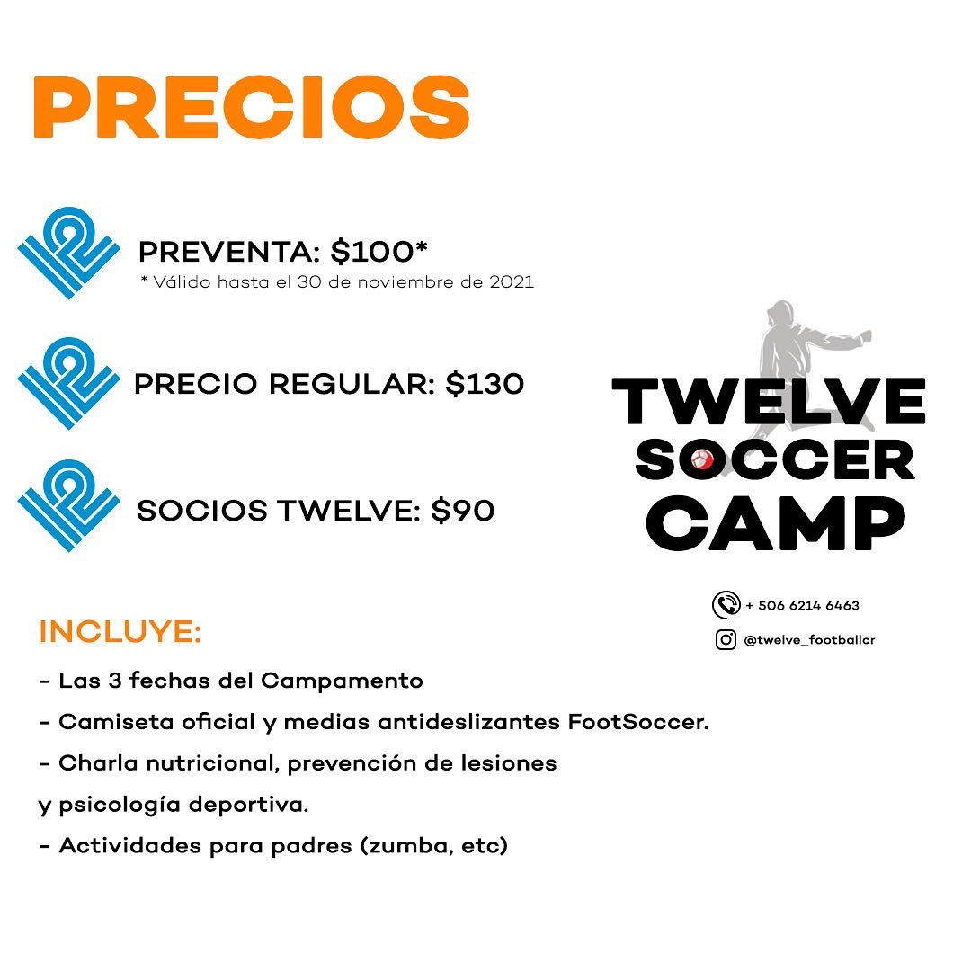 TwelveCenter's tweet photo. ¡Sé parte del Soccer Camp 2021 ⚡️! 

Logramos que el 112% sea una realidad desde las bases. 🖤 

¡Inscribite YA que son cupos limitados!
📲 Más info al 6214 6463 https://t.co/dvSBLPIXuA