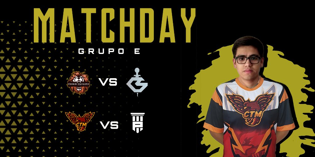 ZK League (@zk_league) on Twitter photo #CR | MATCHDAY 🗡
🛡 GRUPO E
📌Jornada 3
🆚 <a href="/EsportsTakana/">Takana Esports</a> /<a href="/SpartansGamingX/">Spartans Gaming</a>
📌Jornada 3
🆚 <a href="/Esports_CTM/">Team CTM</a> /<a href="/PilaresGaming/">3 Pilares Gaming</a>
Ultimos partidos de fase de grupos! 🏆
#GoZK #CR | MATCHDAY 🗡
🛡 GRUPO E
📌Jornada 3
🆚 <a href="/EsportsTakana/">Takana Esports</a> /<a href="/SpartansGamingX/">Spartans Gaming</a>
📌Jornada 3
🆚 <a href="/Esports_CTM/">Team CTM</a> /<a href="/PilaresGaming/">3 Pilares Gaming</a>
Ultimos partidos de fase de grupos! 🏆
#GoZK