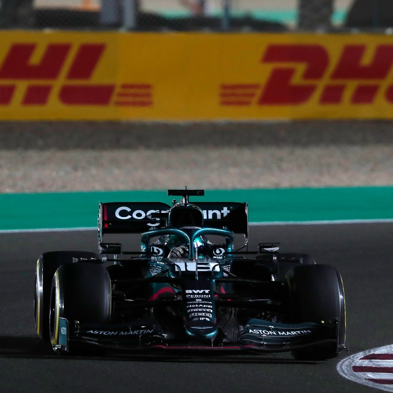 AstonMartinF1's tweet photo. Bringing home double points in style. 👊 

From Lance's heroic climb through the field to Sebastian's impressive recovery drive. Our boys expertly navigated the twists and turns of @losailcircuit.

Missed the action? Catch up below with our latest race recap.

#QatarGP #F1