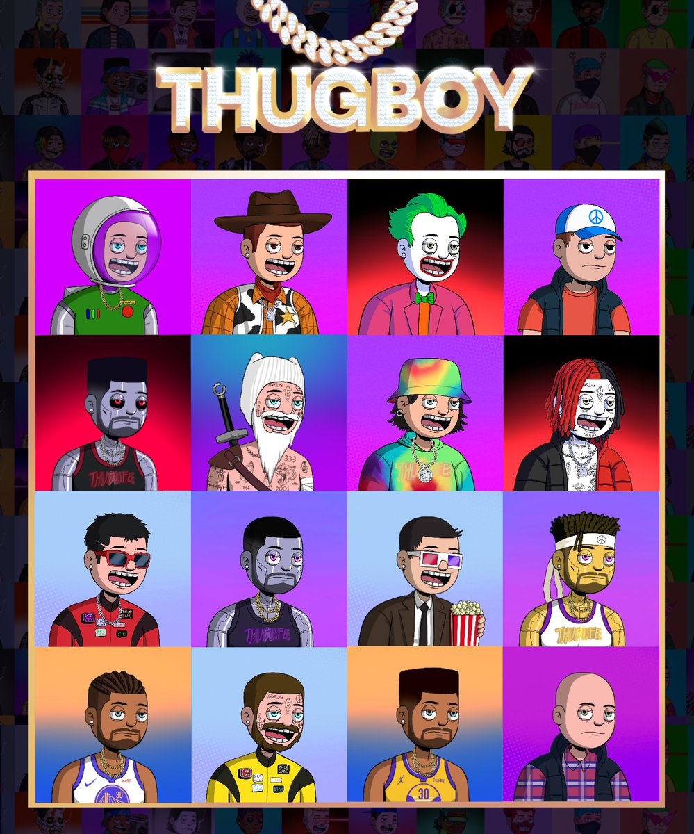 💎NEW DROP💎
[ThugBoyGang collection] 
ThugBoy237-252
Check  it >
opensea.io/collection/thu…
Hope you enjoy my gang 🤜🤛
>discord.gg/FmSpGc7Qf4

#nft #NFTartists #NFTcomunity #NFTTHAILAND #NFTdrops #NFTcollection #NFTcollectables #NFTshill #ThugBoyGang