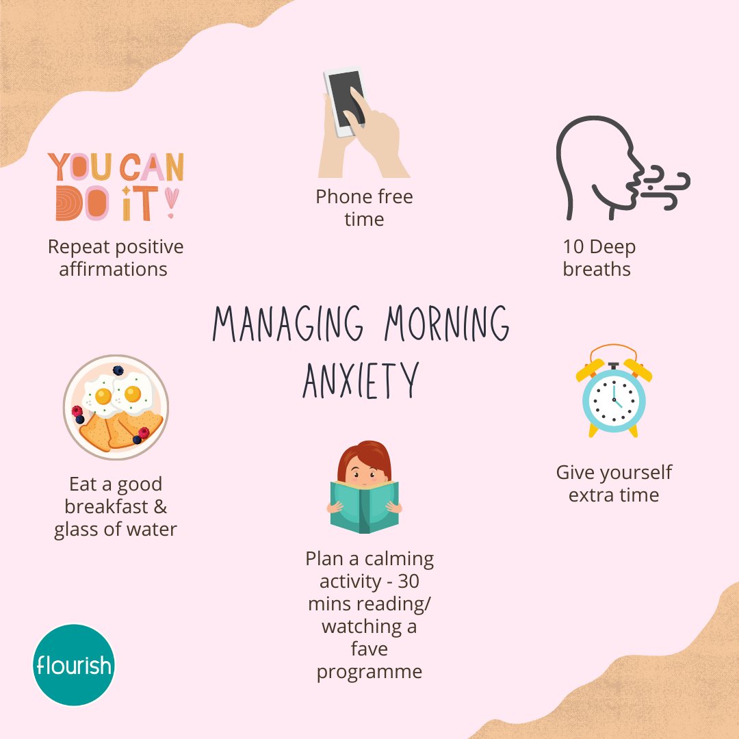 Anxiety is something a lot of young people we see struggle with. Check out our tips for morning anxiety! #anxiety #MentalHealthAwareness #anxietytip #leamingtonspa