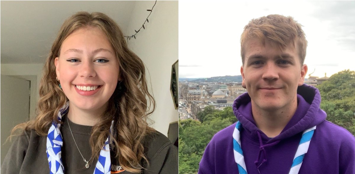ScoutsScotland's tweet photo. Congratulations to @Ewan4MSYP and @NiamhKirkland, who have been elected MSYPs for Scouts Scotland! 🙌

We also want to thank Gregor Mitchell and Morven Bayton for their time as MSYPs. We have been proud to have you both represent us. 👏 https://t.co/4Ve0va106p
