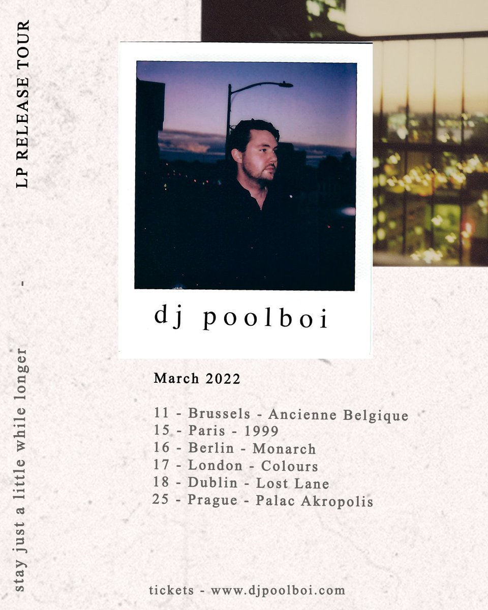 Earlier this month DJ Poolboi announced his new album for February next year. We are happy to bring him over to the EU and UK for some shows. Tickets go on sale Nov, 24th.