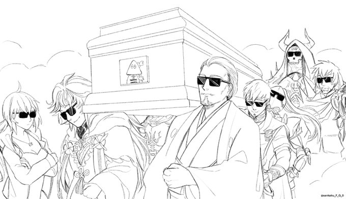 【過去絵】
これは未実装の推しがまた3人も増えてしまったサンカク 