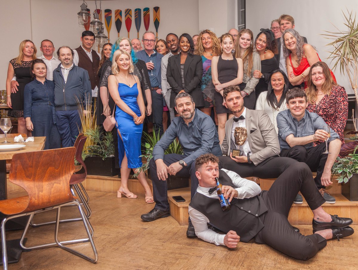 DylansNWales's tweet photo. We were very excited to host a celebration for @chwarel at Dylan's #Criccieth, marking their BAFTA win for the fantastic 'The Great House Giveaway' this year!

Llongyfarchiadau enfawr i Sioned Wyn a'r tîm! | Huge congratulations to Sioned Wyn &amp; team! https://t.co/npO4nEhiT6