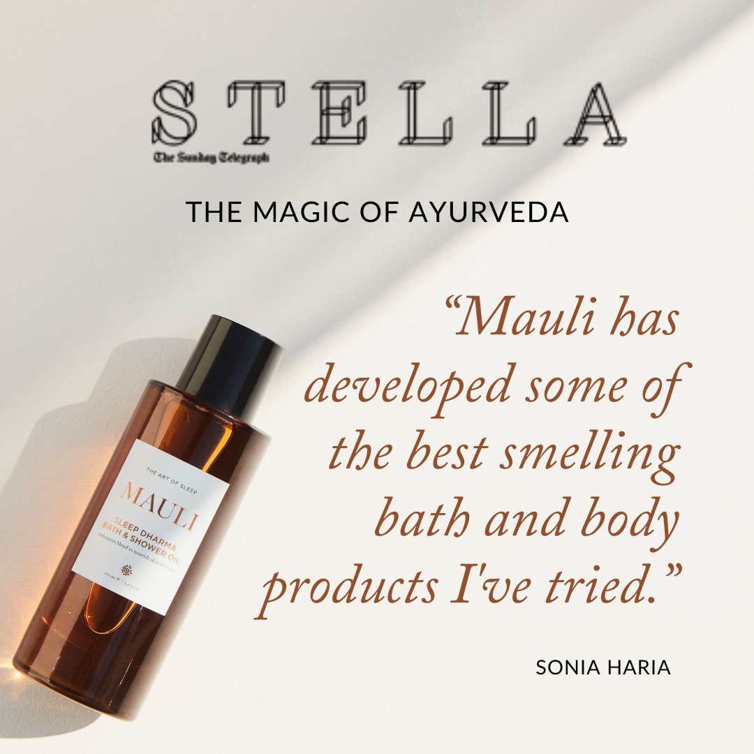 AS SEEN IN STELLA 
We are so grateful for Sonia Haria for championing Ayurveda and brands like ours in Stella Magazine -The Telegraph– it means the world.

#ayurveda #ayurvedicbrands #naturalbeauty #indianbrands