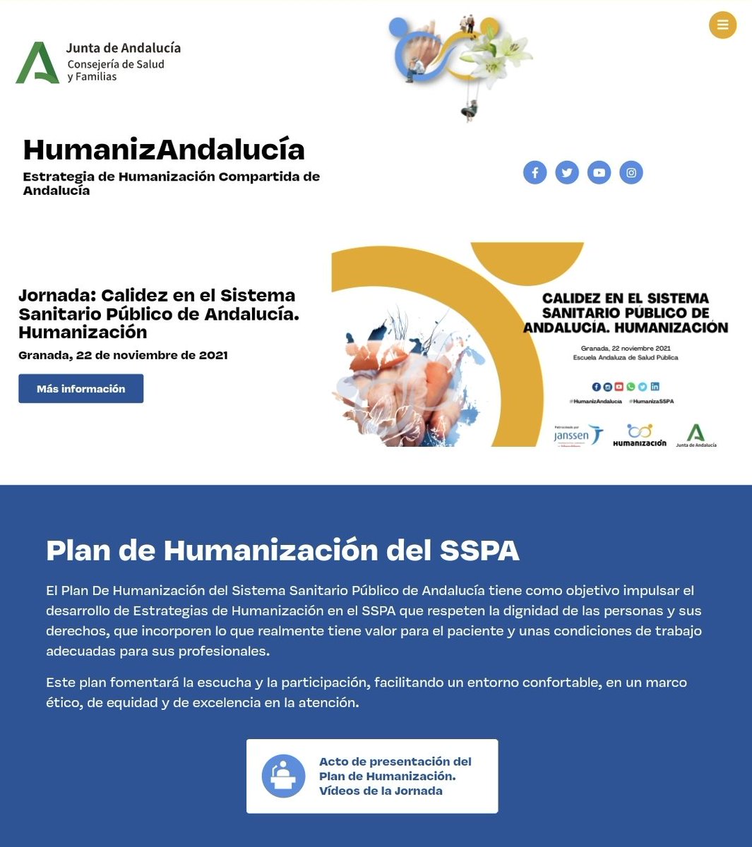 ¿Conoces la web humanizandalucia.es ? Te invito a hacerlo... Humanización y Salud en el #SSPA #HumanizaSSPA #HumanizAndalucia