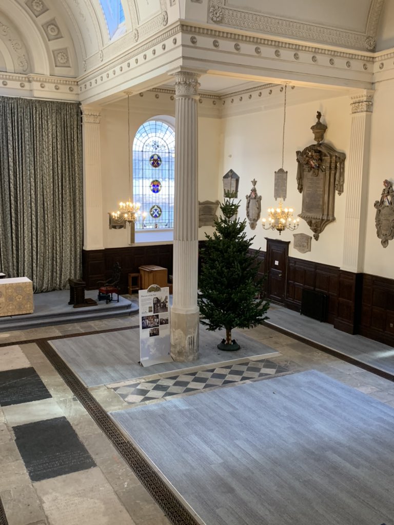 The tree has arrived! We’ll be decorating it after James Norrey’s organ recital tomorrow at 1.15pm…