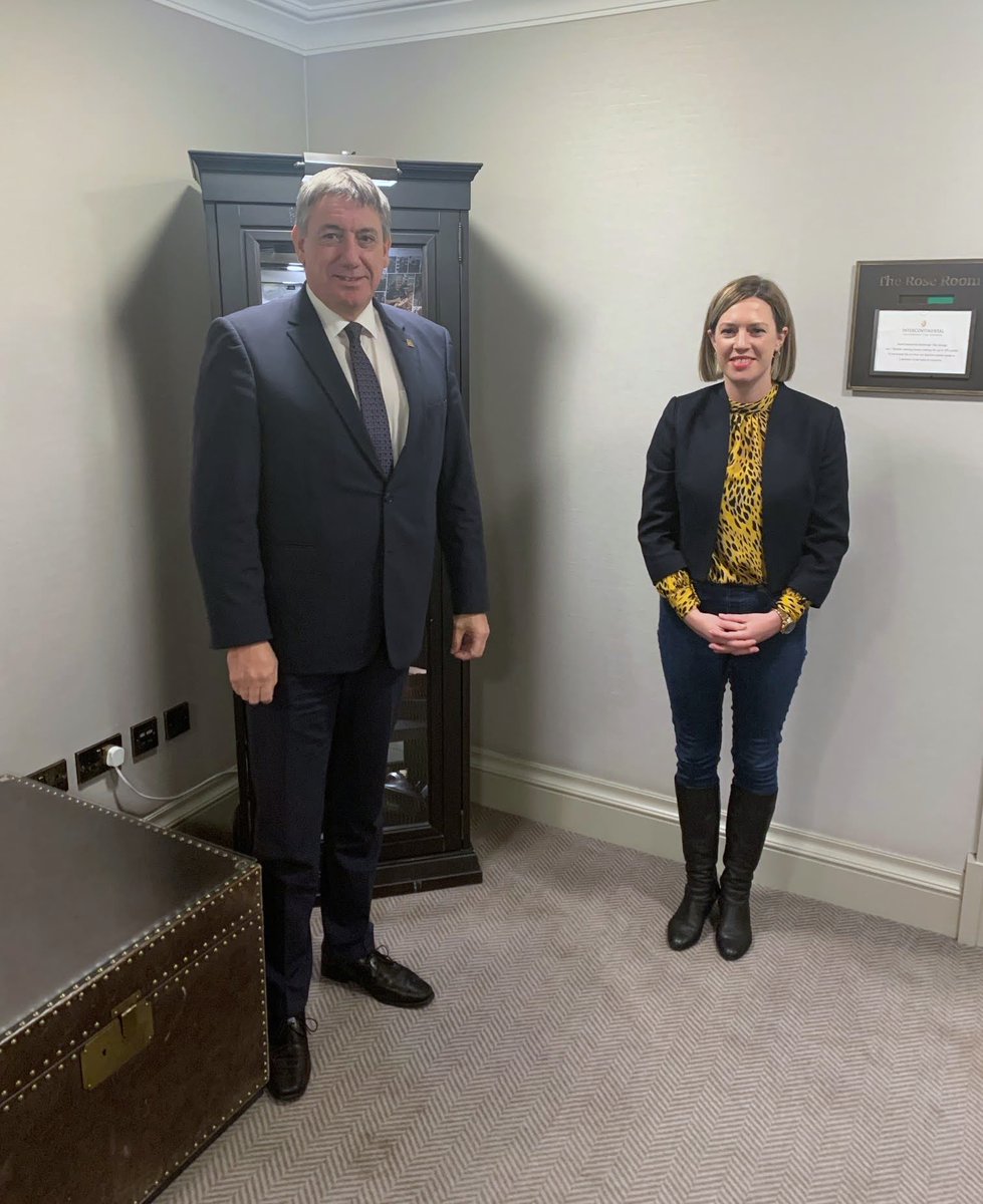 Europe Minister @JennyGilruth met with <a href="/JanJambon/">Jan Jambon</a>, Minister-President of Flanders, during his visit to Scotland. 

They discussed Scottish-Flemish trade links and cooperation on culture and the creative industries.