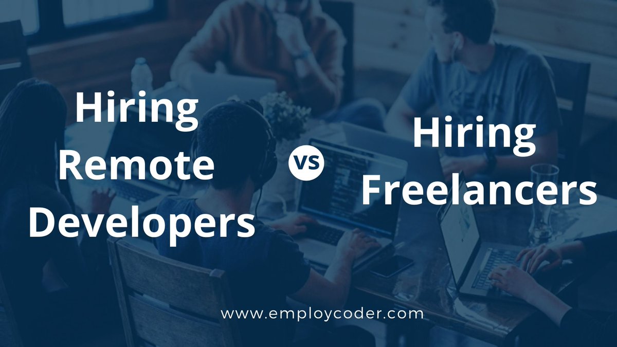 employcoder's tweet image. Many #Startups are struggling to scale up quickly their productivity and efficiency. A Major Confusion between whether Hiring Freelancers or Hiring #RemoteDevelopers. Are you too confused between the two? Read out this blog & know best for your business. bit.ly/3olUVmF