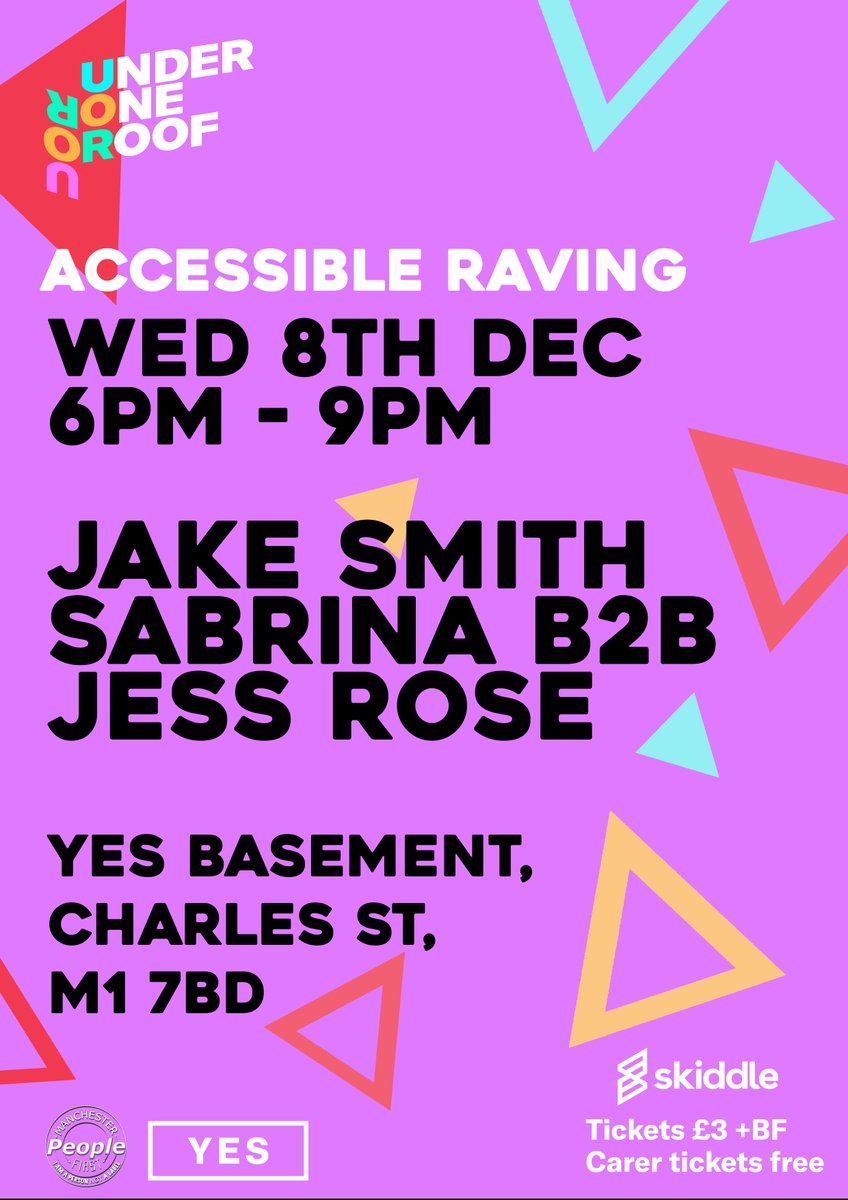 mcr people first (@firstmcr) on Twitter photo We are ALL super excited for our next <a href="/_UnderOneRoof/">Under One Roof</a>
Rave up
Our first one since Feb 2020
We hope you can join us .....
THIS WILL SELL OUT
so get your tickets quick
#BetterTogether We are ALL super excited for our next <a href="/_UnderOneRoof/">Under One Roof</a>
Rave up
Our first one since Feb 2020
We hope you can join us .....
THIS WILL SELL OUT
so get your tickets quick
#BetterTogether