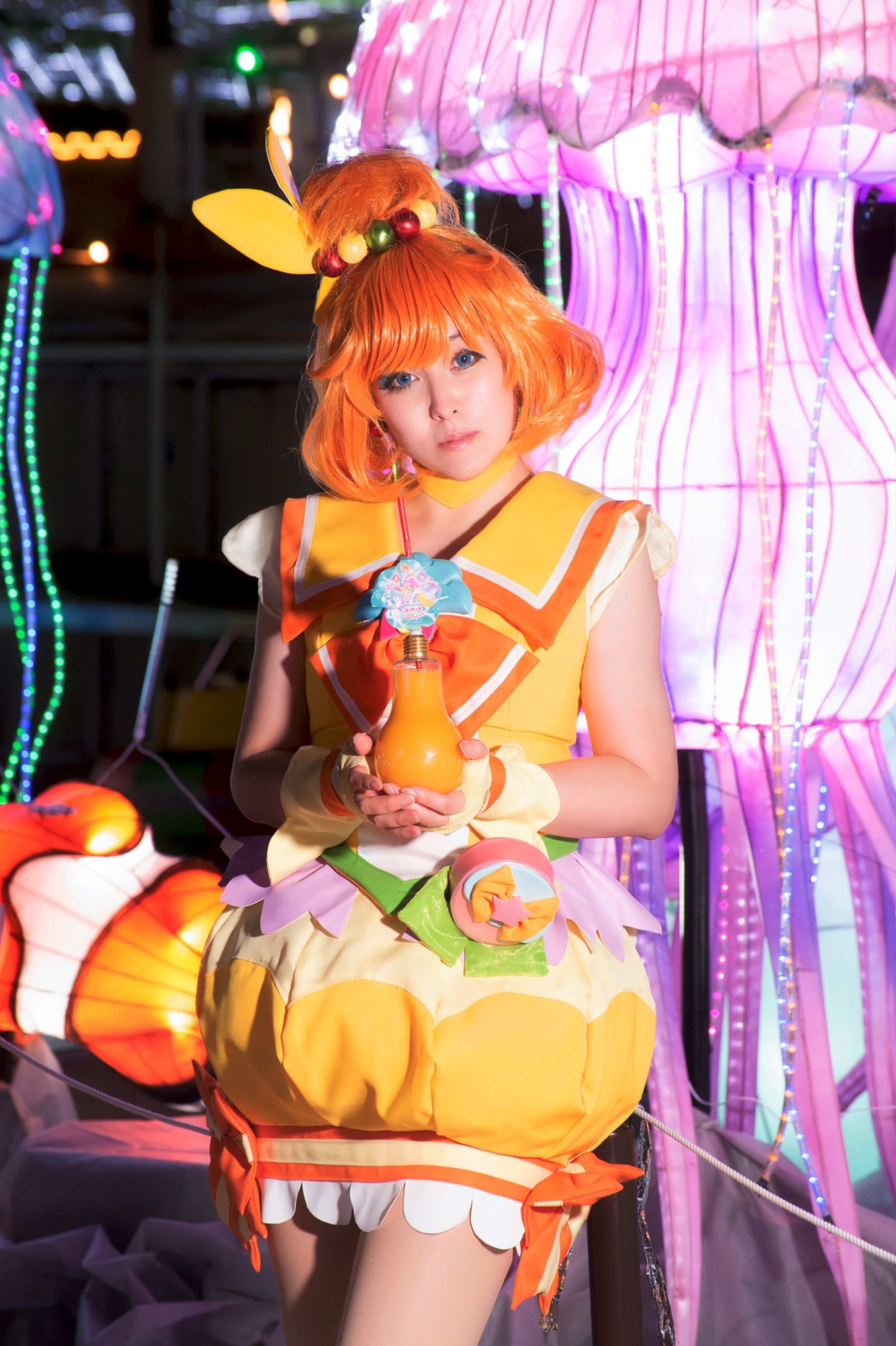 【最終値下げ】トロピカル〜ジュプリキュア キュアパパイア コスプレ衣装1式 トロピカル〜ジュプリキュア キュアパパイア コスプレ衣装1式