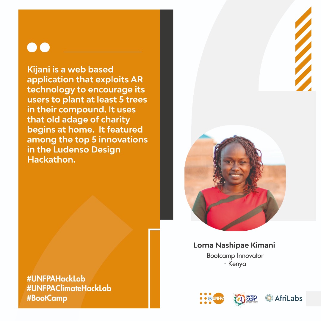 AfriLabs's tweet photo. .@mcsaunyama, @zamculture, Zambia
Lorna Nashipae Kimani, Kijani, Kenya
Faith Kamphambe, Brain Rest Project, Malawi
Estifanos Fissehaye, Homemade water purifier and menstrual Napkins, Eritrea
#ClimateImpactLeader #Innovation #ClimateHackLab #SRHR4Climate
2/2 https://t.co/apP1rS0jGP